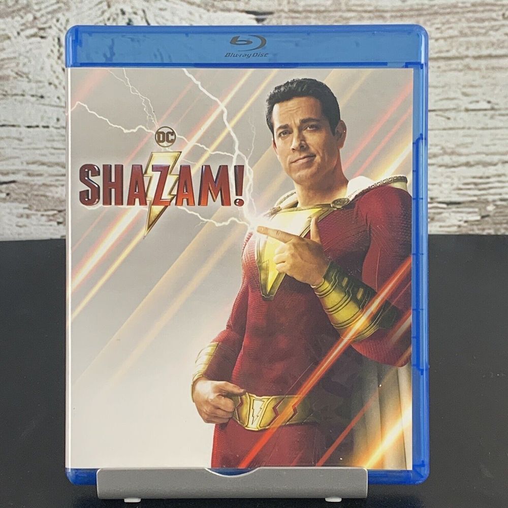 Shazam! (Blu-ray, 2019) Zachary Levi, Mark Strong, Asher Angel, Jack Dylan Graze